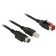 Kabel USB Delock USB-A - 3 m Czarny (85489)
