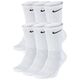 Nike Nike Everyday Cushion Crew 6Pak skarpety wysokie 100 : Rozmiar - 34 - 38