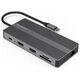 Extra Digital Adapteris USB Type-C USB adapter - 2x HDMI, VGA, LAN, 3x USB Type-A, SD, TF, USB Type-C PD100W, Aux 13223930 9990000913886
