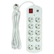EXD Buitini ilgiklis 5m, 10 lizdų, 2x USB, su jungikliu 13231669 9990000610556