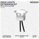 Deltaco Išmanusis terasos/ kiemo apšvietimas DELTACO SMART HOME švelni balta ir RGB spalvos, sidabrinis / SH-DLK01 13242161 7333048052209