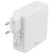 Τροφοδοτικό laptop Deltaco DELTACO 87W USB-C maitinimo šaltinis, greitas įkrovimas, USB-C PD, baltas / USBC-AC117 13358320 7333048036452
