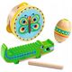 Djeco Djeco Animambo Muzikos instrumentų rinkinys: tamburinas, marakasas, guiro
