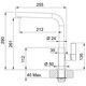 Franke Faucet FRANKE Maris Περιστρεφόμενη βρύση κουζίνας (115.0392.332) 13564456 7612981688363