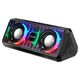 Permatoma bluetooth kolonėlė STREETZ su TWS ir LED šviesos efektais, 10W / 6612079 / S320-BLK