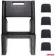 Taboret drabinkowy składany 51,5cm 150kg amio-04267