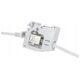 LogiLink LogiLink Hutschienenadapter m.Cat.6A-Kupplung,2xRJ45-Buchse