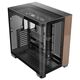 Antec C8 Curve Wood, Full Tower, PC, Black, Transparent, Wood, ATX, ITX, Glass, Plastic, Steel, Wood, 17.5 cm