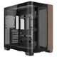 Antec C8 Curve Wood, Full Tower, PC, Black, Transparent, Wood, ATX, ITX, Glass, Plastic, Steel, Wood, 17.5 cm