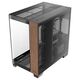 Antec C8 Curve Wood, Full Tower, PC, Black, Transparent, Wood, ATX, ITX, Glass, Plastic, Steel, Wood, 17.5 cm