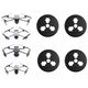 4x Osłona Pokrywka Zaślepka Zabezpieczenie do Silników DJI Air 3S / 3 / MAVIC 3 / MD912