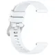 Bizon Strap Watch Silicone Pro Huawei Watch GT 5 Pro 42mm/GT 5 41mm/GT 4 41mm white