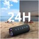 Głośnik przenośny Bluetooth Mirtune C2 24W + kable USB-C AUX - czarny Głośnik przenośny Bluetooth Mirtune C2 24W + kable USB-C AUX - czarny