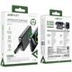 Powerbank magnetyczny 10000mAh indukcyjny 2x USB-C PD 30W + kabel USB-C - czarny Powerbank magnetyczny 10000mAh indukcyjny 2x USB-C PD 30W + kabel USB-C - czarny