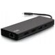 HUB USB C2G C2G USB C Docking Station - Dual Monitor Docking Station with 4K HDMI, USB, Ethernet, and AUX - Power Delivery up to 60W - Dockingstation - USB-C / Thunderbolt 3 - 2 x HDMI - GigE - TAA-konform