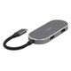 USB HUB Deltaco USB-C jungčių stotelė DELTACO, 1x HDMI/RJ45/SD/mSD, 3x USB-A / USBC-HDMI26 / 1902421 13457079 7333048060617