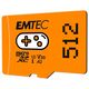 Karta Emtec Gaming MicroSDXC 512 GB Class 10 UHS-I/U3 A2 V30 (ECMSDM512GXCU3G)