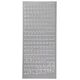 Focus Focus Stickers Silver Letters Design 3
