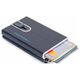 Piquadro Piquadro, Blue Square, Leather, Card Holder, Square Sliding System with Zipped Coin Pocket, PP5359B2R-BLU2, Blue, For Men For Men