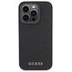 Guess Guess GUHCP15LP4EPMK iPhone 15 Pro 6.1" czarny/black hardcase Leather 4G Stamped