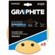 Graphite Papier ścierny na rzep 180 mm, K120, 5 szt., z 8 otworami do szlifierki 59G263