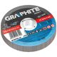 Graphite Tarcze tnące do metalu 115 x 1.0 x 22.2 mm, 41 A60-T-BF, 10 sztuk folia