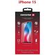 Swissten Tempered Glass with Black Edges (Frame & Case Friendly) for iPhone 15