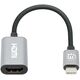Adapter USB Manhattan Manhattan 153973 adapter kablowy 0,11 m USB Type-C HDMI Szary