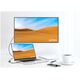 Adapter USB Manhattan Manhattan 153973 adapter kablowy 0,11 m USB Type-C HDMI Szary