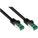 Alcasa 8062-H400S kabel sieciowy Czarny 40 m Cat6a S/FTP (S-STP)
