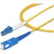 StarTech SPSMLCSC-OS2-5M kabel InfiniBand / światłowodowy LC SC Żółty