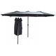 PARASOL OGRODOWY XXXL 2.7x4.6M SZARY SASKA GARDEN