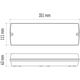Avarinio isejimo sviestuvas 230V 3W 150lm, 3val., IP65, EMOS