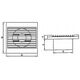Household fan DOSPEL Rico 100WP, DN100, with switch