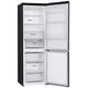 LG Refrigerator | GBV3100EEP | Energy efficiency class E | Free standing | Combi | Height 186 cm | No Frost system | Fridge net capacity 234 L | Freezer net capacity 110 L | Display | 35 dB | Dark Graphite