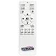 Lampa sufitowa LVT LVT Galaxis 2676 plafon lampa sufitowa 126W LED 3000-6500K ściemnialny czarny/biały
