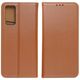 OEM Kabura SMART PRO Book skórzana do IPHONE 16 brązowy