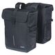 Sakwy BASIL MOVE DOUBLE BICYCLE BAG, UNIVERSAL BRIDGE, 30L, Wodoodporna, Black (NEW 2025)