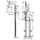 Kitchen faucet with pull-out hose Hansgrohe Talis Select M51 73868000