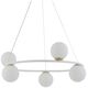 Lampa wisząca Sigma Lampa wisząca GAMA KOŁO Sigma nowoczesna do salonu biały