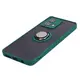 Bizon Case Hybrid Ring Motorola Moto G84 5G smoky with a dark green frame