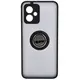Bizon Case Hybrid Ring Motorola Moto G54 5G smoky with a black frame
