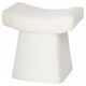 Taboret w pluszowym obiciu LIDAL, wys. 45 cm