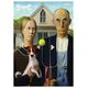 Puzzle 500 elementów American Gothic Psia Edycja Trefl
