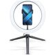 Lampa pierścieniowa Techonic  LED Ring Stream 10 cali z uchwytem na telefon