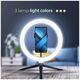Lampa pierścieniowa Techonic  LED Ring Stream 10 cali z uchwytem na telefon