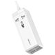 LDNIO SC1418 power strip with 1 AC outlet, 2x USB, 2x USB-C, 2500W (white)