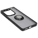 Bizon Case Hybrid Ring Xiaomi Poco M6 Pro 4G / Xiaomi Redmi Note 13 Pro 4G smoky with a black frame