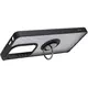 Bizon Case Hybrid Ring Xiaomi Poco M6 Pro 4G / Xiaomi Redmi Note 13 Pro 4G smoky with a black frame