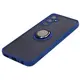 Bizon Case Hybrid Ring Samsung Galaxy M34 5G smoky with a navy blue frame